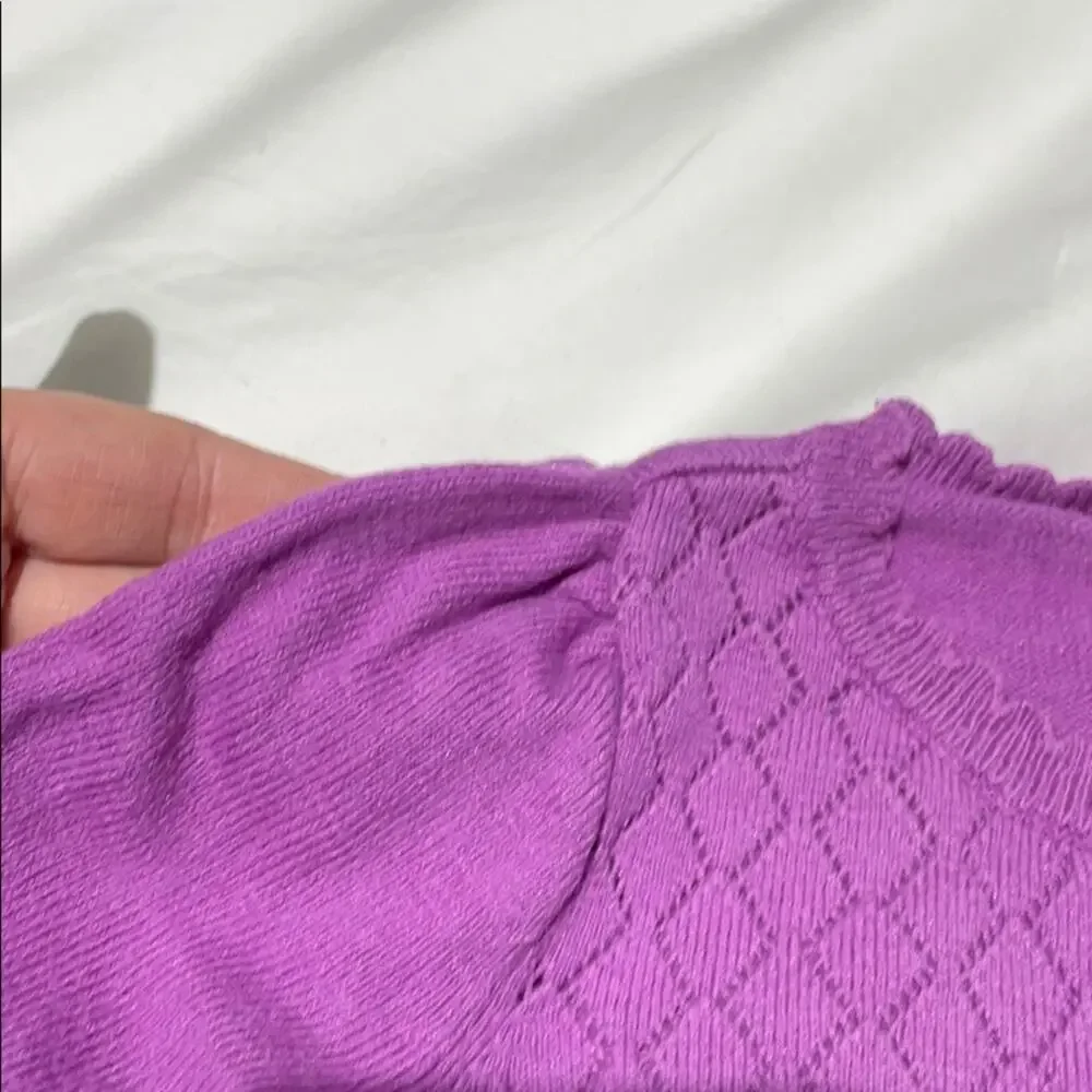 Gymboree 12-18m lavender cardigan worn once